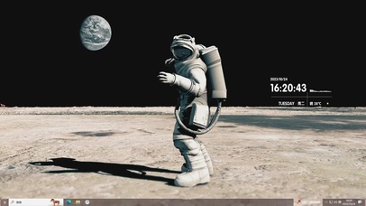 太空人舞蹈—【主题桌面】