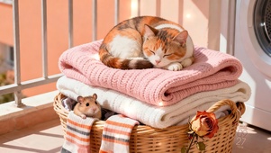 暖冬温馨猫和老鼠