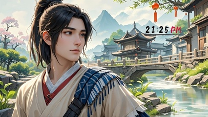 古风少侠游江南