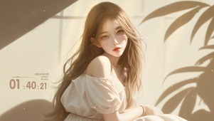 角落的女孩