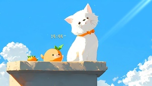 可爱橘子猫