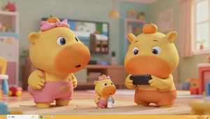 水豚噜噜一家人