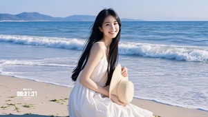 海边美人