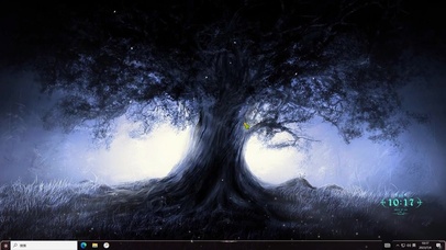 深山大树—主题桌面