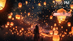 夜色的灯笼