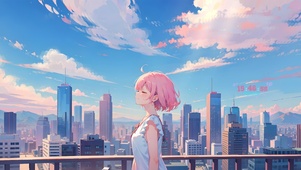 白云城市少女