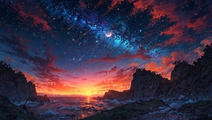 夕阳风景