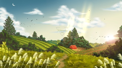 4k 清新田园风光