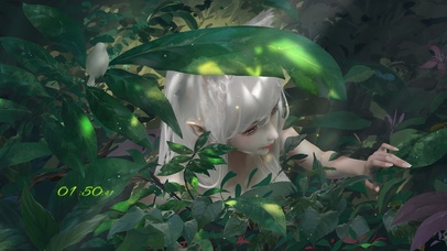 清新森林美少女