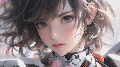 【唯美】科幻可爱机甲少女