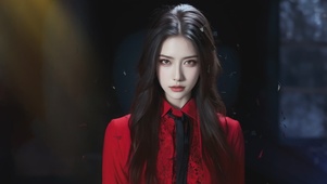 【4K】简约，时尚少女