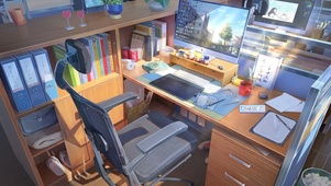 4K 唯美办公环境