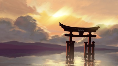 海边神社海边海浪壁纸图片 动态桌面壁纸图片 动态壁纸下载 元气壁纸