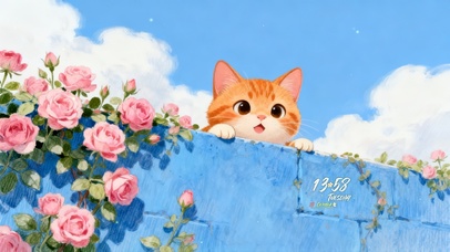 可爱小橘猫
