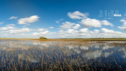 唯美治愈蓝天白云