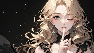 金发御姐・暗夜中的神秘噤声时刻