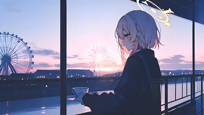 芹娜（鷲見 セリナ）夕阳萝莉