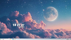 夜景星空桌面主题