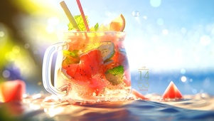 清新冰爽果杯	