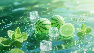 夏日小清新西瓜