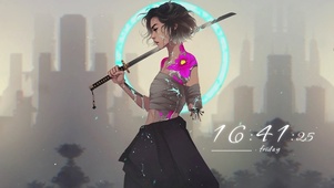 0192-美女机械武士