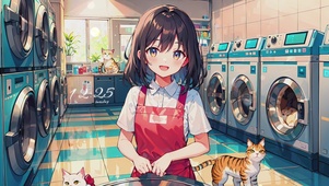 可爱短发少女