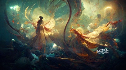 4k 神话古风秘境神女