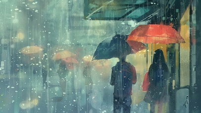 雨中的你我他