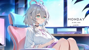 动漫女孩洛天依