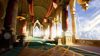 唯美大气简约城堡走廊