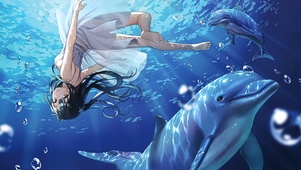 美女与海豚
