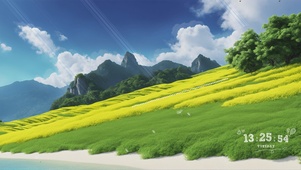 护眼治愈壁纸