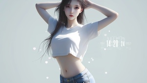 可爱的女孩