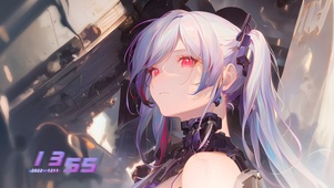 红色瞳孔少女