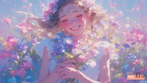 开朗小女孩