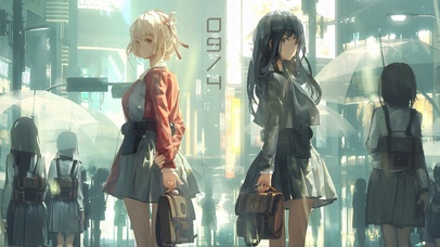 唯美阳光城市女孩