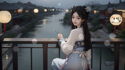 国风汉服唯美少女