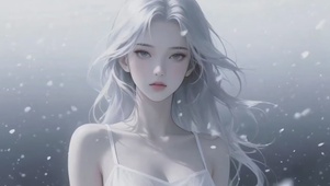 二次元清冷美人动态壁纸