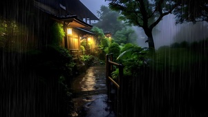 山间雨水多