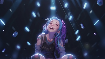 3D动态，可爱甜美少女