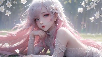 可爱甜甜的女孩