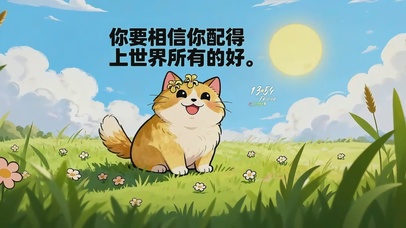 你要相信你配得上世界所有的好