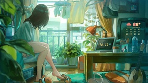 4K动漫少女房间
