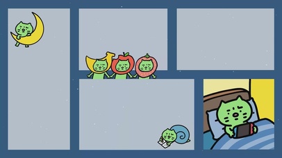 焦绿猫-打工分区壁纸