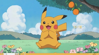 许愿皮卡丘主题