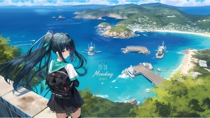 盛夏长发少女
