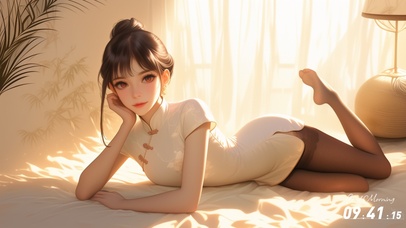 优雅、脱俗、又带着微微的叛逆