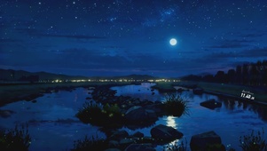 月色湿地