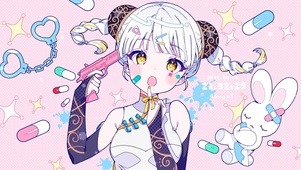 双马尾少女