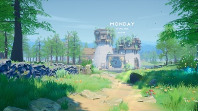 唯美午后乡村风景